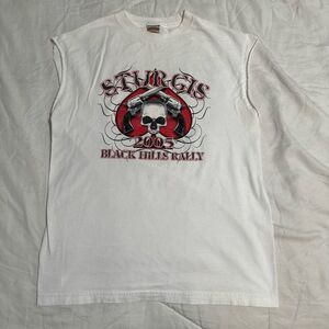 Hot Leathers Vintage Sturgis Black Hills Rally 2005 Tank L